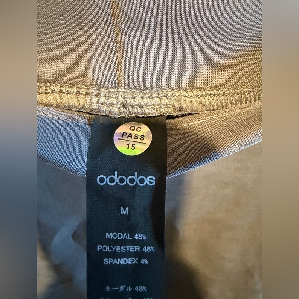 Ododos Modal Soft Wide Leg Shorts High Waist Size Medium NWT Women's Deep Gray - Picture 7 of 9